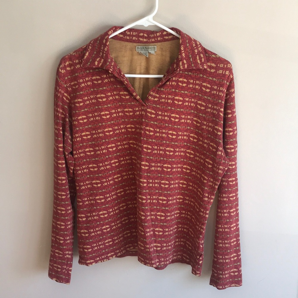 Royal Robbins patterned shirt